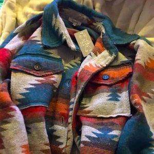 Southwestern Shacket Multicolored